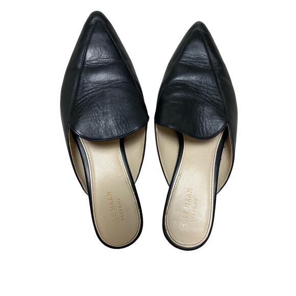 Cole Haan Women's Piper Mule Black Leather Size 6.5 - Picture 2 of 10